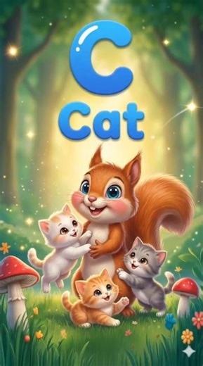 C for Cat | Fun Alphabet Learning for Kids 🐱✨