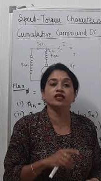 Speed vs Torque in Cumulative DC Motor | RRB JE | SSC JE | Part 2