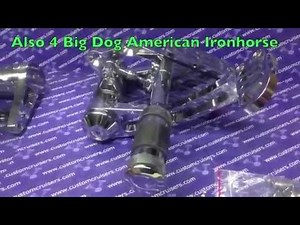 Billet Softail American IronHorse and Fatboy forward controls from Customcruisers
