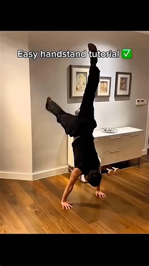 Learn Sipmle Handstand steps #shorts #calesthanics