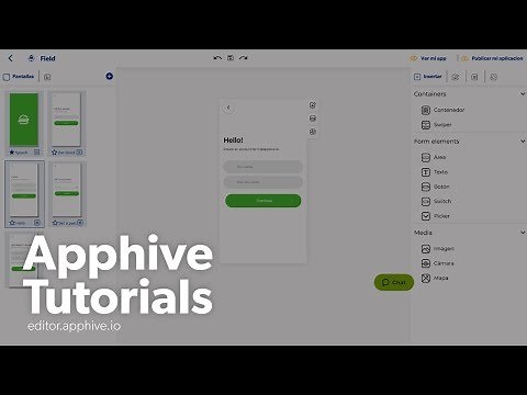 How to make login and registration form (Field) | Apphive tutorials