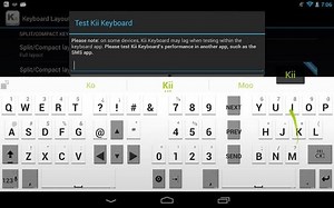 Téléchargement gratuit du clavier alternatif Android Kii Keyboard,