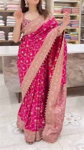 ✨❤️New Party Wear Saree Design 2026 |✨ Bridal Hairstyle 😍#youtubeshorts #fashion #shorts #yt#viral"