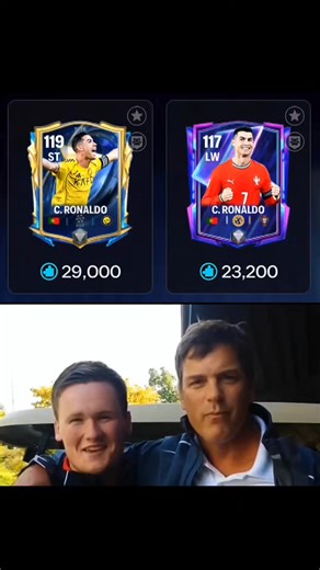 117 Ronaldo vs 119 Ronaldo [Choose One] 🤔 #fcmobile #foryou #fyp #fcmobile26 #fcbrown