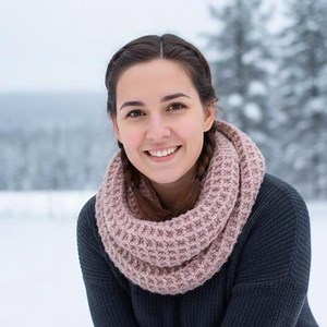 Waffle Stitch Infinity Scarf | Crochet Scarf Pattern - Etsy Canada