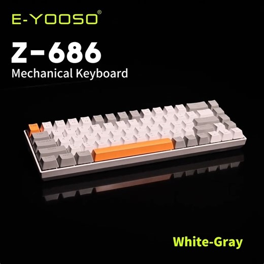 💻✨ Level Up Your Typing & Gaming with the Z-686 Mechanical Keyboard! ✨💻 ‎ ‎ ‎ ‎ ‎ ‎ ‎ Feel the difference with every keystroke! The Z-686 Mechanical Keyboard is built for gamers, coders, and everyday users who demand precision, durability, and style. With its responsive switches, sleek design, and ergonomic comfort, this keyboard is not just an accessory—it’s your ultimate command center. ‎ ‎ ‎ ‎ ‎ ‎ ‎ 🔥 Why you’ll love it: ✅ Crisp, tactile key response for faster reaction time ✅ Durable buil