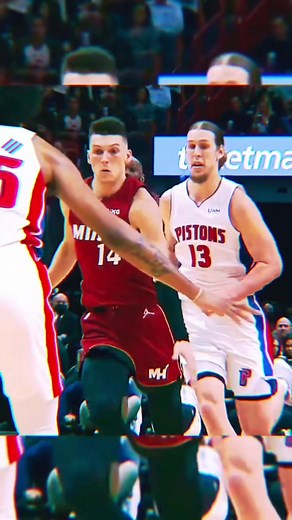 Tyler Herro 🤩💯 #nba #basketball #tylerherro14 #miamiheat #slowmo #detroitpistons #trend #hoop #hoops #bball #ballislife #viral #fypシ #xyzbca