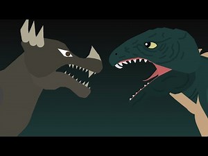 Anguirus vs Gorosaurus / Stick Nodes Animation