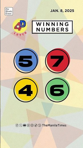 PCSO Lotto Results: P29M Grand Lotto 6/55, Mega Lotto 6/45, 4D, 3D, 2D | January 8, 2025