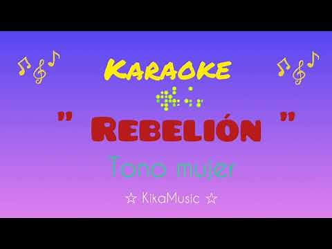 Rebelión - karaoke (tono mujer)🎶 Colombianas salsa All Star (original Joe Arroyo)