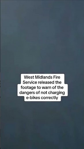 Terrifying moment e-bike battery explodes