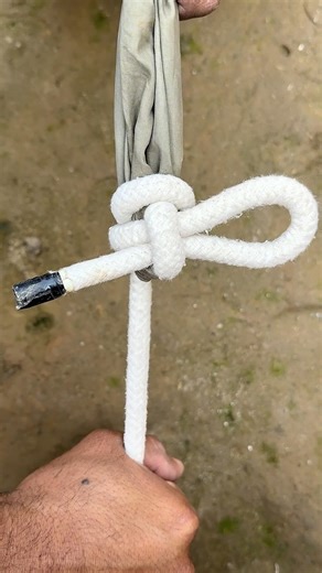 Genius Tarp Corner Knot !