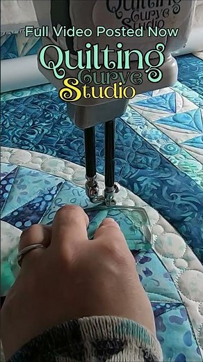 Classic Curved Stitching on a Paper Pieced Points #quilting