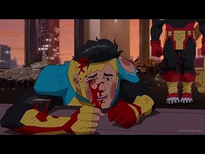 Battle Beast defeats Invincible & New Guardians | Invincible Season 1 Episode 5 [HD]
