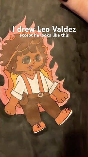I drew Leo Valdez…kinda #art #artandcraft #leovaldez #pjo #artdrawing #artist