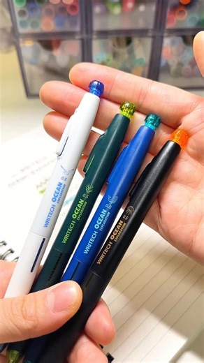 Writech | Creative Writing Supplies on Instagram: "Dive into dreamy colors 🌊 Inspired by the ocean, made for smooth writing and endless affection. #writech #writech #stationery #stationerylovers #inkjoy"