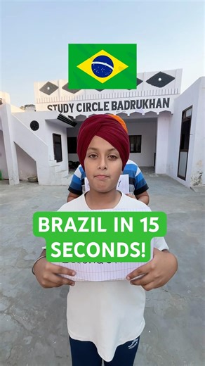 Brazil in 15 Seconds! 🇧🇷 | Football, Amazon & More! #Shorts #brazilian