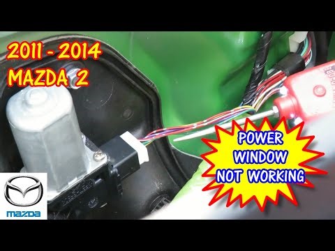 Mazda 2 Left Front Power Window Not Working 2011-2014