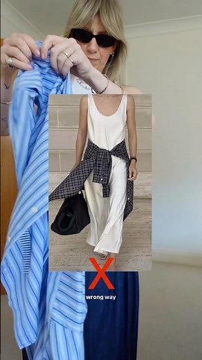 You’ve been tying shirts around your waist wrong
