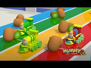 Humpty the Train fruits train race | Humpty train learning video for kids | Humpty the Train