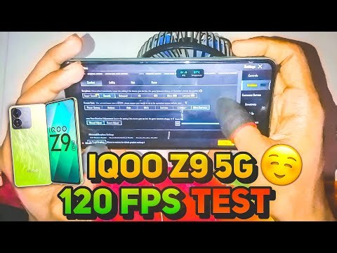 IQOO Z9 5G BGMI 120 FPS TEST | IQOO Z9 5G BGMI GRAPHICS TEST WITH FPS METER | IQOO Z9 5G GAMING TEST
