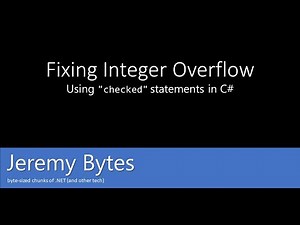 Fixing Integer Overflow in C# with "checked"