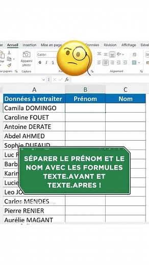2.6K views · 131 reactions |  Séparer le contenu d'une cellule...