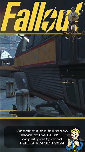 Survivalist's Bus - BEST or just pretty good new MODs for Fallout 4 #gaming #fallout4 #rpg