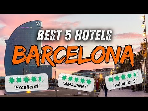 🇪🇸 Best Hotels BARCELONA Spain (TOP 5 Barcelona Hotel 2024)