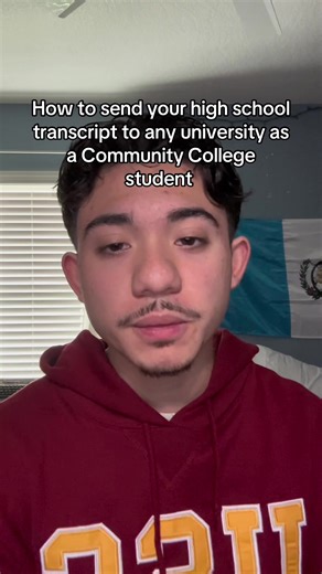 Send your high school transcript to any university #fyp #commonapp #college #student #university