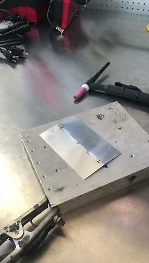 ANDELI TIG-250PLS Use 30A cold spot welded aluminum