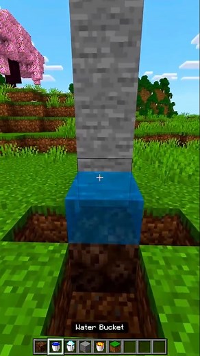 Minecraft ultimate water lift build 💪#minecraft #mc #myworld | I Am Mad For Her But Why I Am Not Made For Her