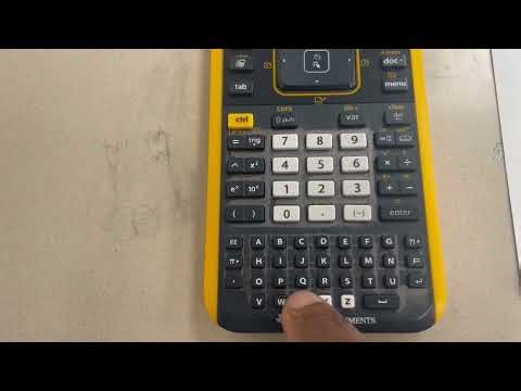 Graphing functions on calculator