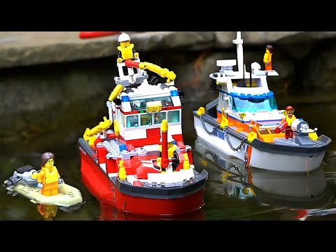 Pretend Play with Lego City Boats COMPILATION | Skits & Toy Vehicles for Kids | Jack Jack Plays