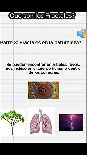 Fractales en la naturaleza