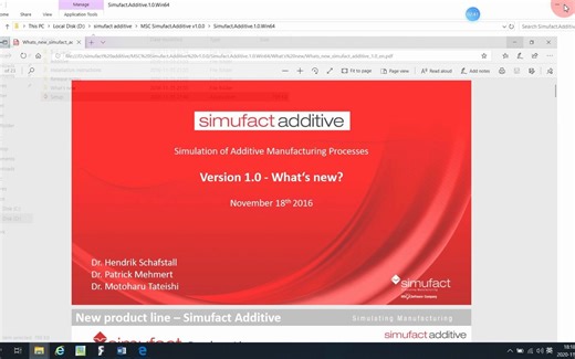 【视频教程】simufact additive1.0安装视频教程