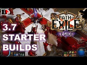 PoE Starter Builds 3.7 * fast, budget friendly, strong, high dps and survivability!