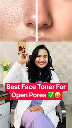 Best Face Toner For Open Pores ✅ | #doctorrajni #skincare #openpores #glowingskin #skincaretips