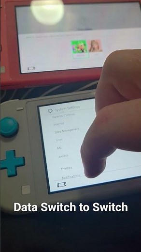 How to transfer data from Nintendo Switch or Switch Lite wireless via the internet