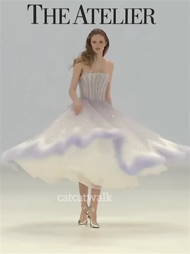 The Atelier by prof. Jimmy Choo Bridal FW25 #jimmychoo #bridal #bfw #model #runway #catwalk #fashion #edit