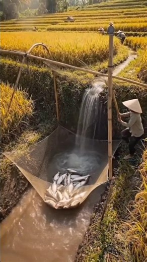 The Most Satisfying Way to Catch Fish! 🐟✨ #fishing #shorts #viral