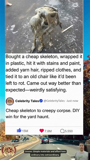 Ordinary Online Skeleton Turned Into Terrifying Rotting Corpse Prop