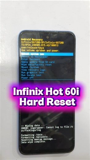 Infinix Hot 60i Hard Reset & Pattern Unlock | Forgot Password Solution 2026