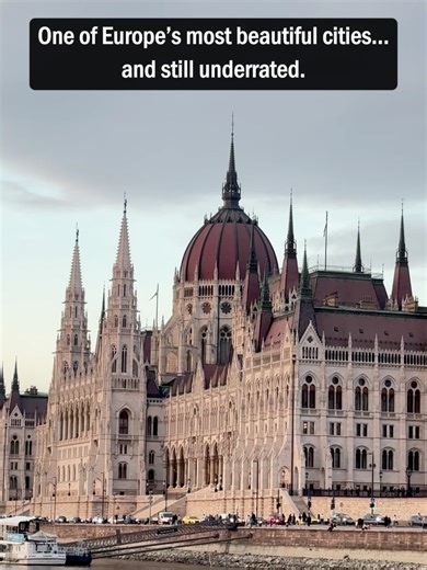 Golden bridges, thermal baths, and castles above the Danube. Budapest might be Europe’s most underrated capital. Would you add it to your bucket list? 👇 #travelinspiration #hiddengems #danube #budapest