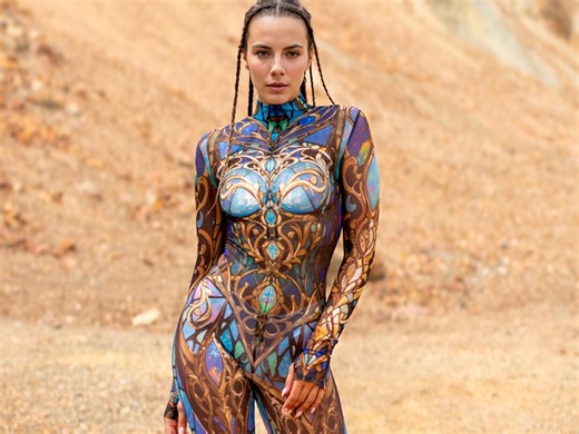 Burning Man Festival Costume, Women’s Mesh Festival Costume, Rave Outfit, Festival Costume for Women, Psychedelic Mesh Costume for Women - Etsy