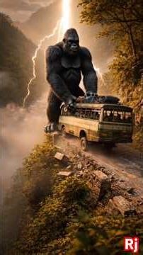 King Kong Saves a Falling Bus | Silent Guardian