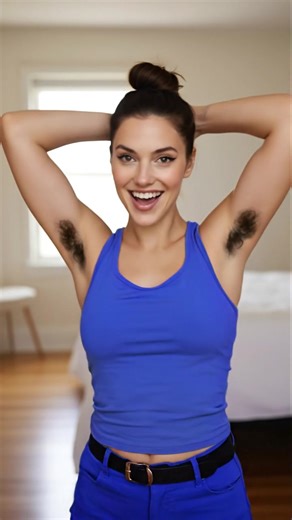 I don’t need smooth to feel pretty 🌿 My pits prove that 💖 #hairygirl #underarmhair #beauty #selflove | Hairy Girls