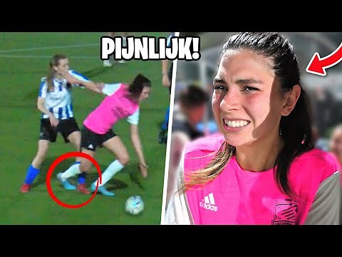 CELINE HARD AANGEPAKT TIJDENS VOETBALWEDSTRIJD! *CREATORS FC VLOG* #487