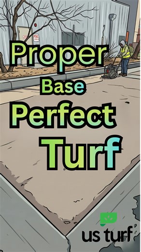 Most turf problems don’t start on top — they start underneath. A proper install begins with compacted natural soil, followed by a wetted and compacted Chat base. That’s what keeps turf flat, drains correctly, and allows nails to hold long-term. This step is non-negotiable if you want turf that lasts. Trust the pros. Call US Turf. #usturf #landscape_lovers #lasvegas #artificialgrass #turf | US Turf