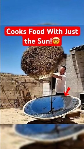 This Stove Cooks With Just The Sunlight